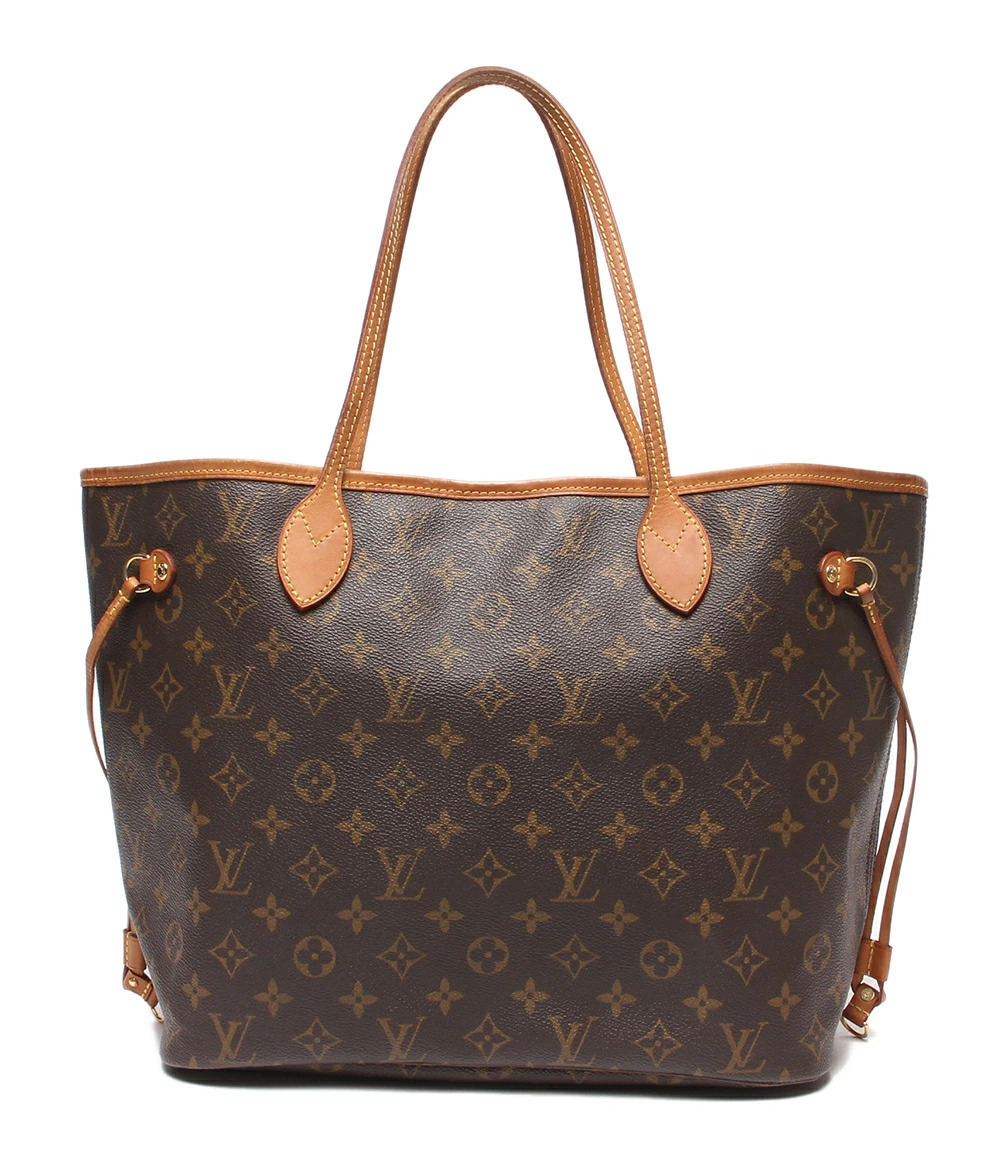 Louis Vuitton Tote Bag Neverfull Monogram Shoulder Bag Canvas Leather Brown
